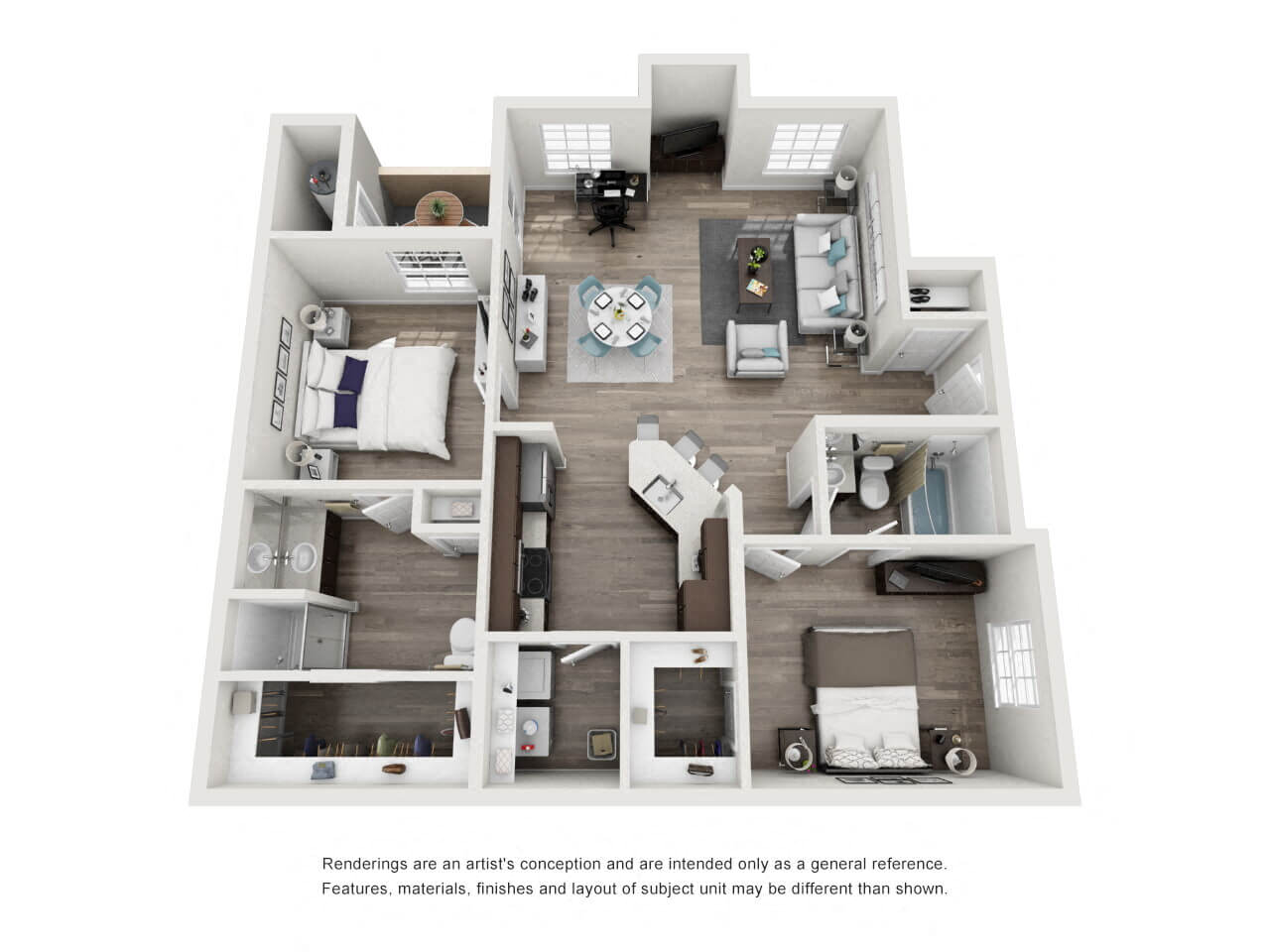 Cyan at Green Valley B2 floor plan